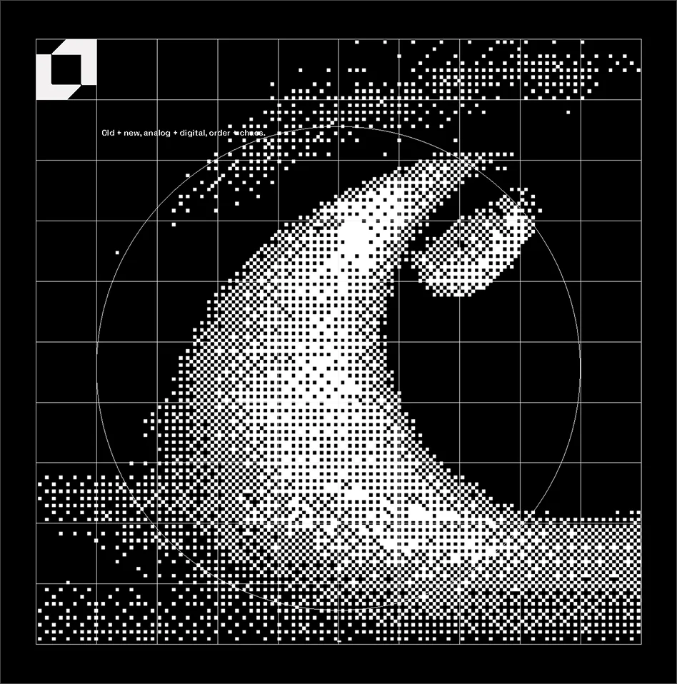 Post: a dot-matrix wave inside circular guides