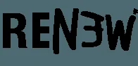 The RENEW wordmark with a reversed E