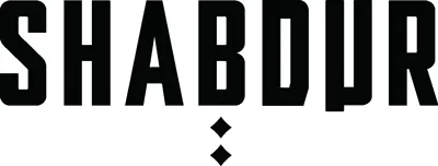 The Shabour wordmark, with a dot set beneath the B