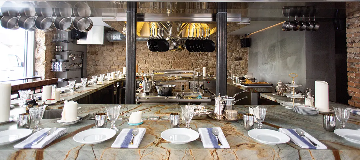 The Shabour dining room in Paris